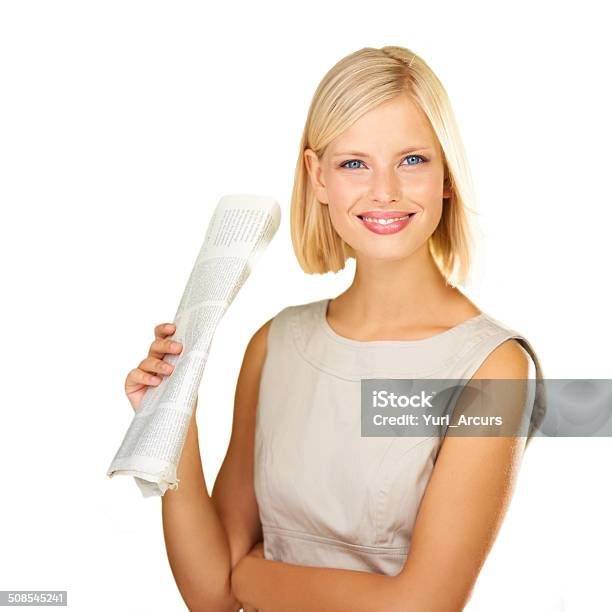 Im Up To Date Stock Photo - Download Image Now - Blond Hair, 20-24 Years, 20-29 Years