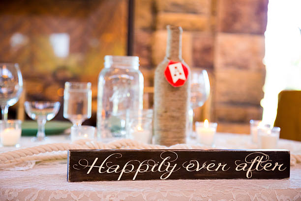 istock Happily Ever After Wedding Sign 508546335