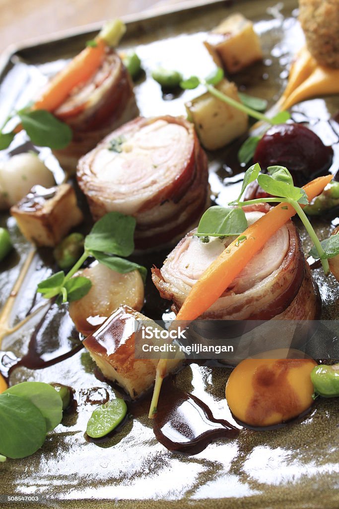 What Is Rabbit Roulade Rabbit Roulade Meal Stock Photo - Download Image Now - Rabbit - Game ...