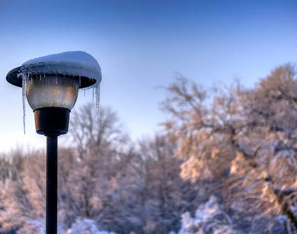 Photo of Frozen Street Lamp