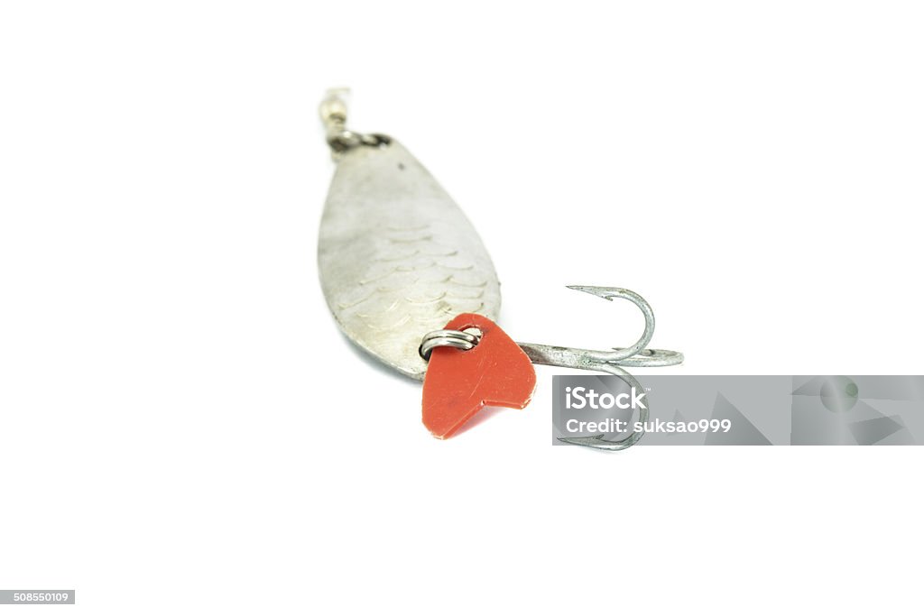 Fish bait Artificial bait for fishing on white background. Catch of Fish Stock Photo