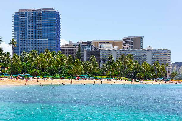 istock Honolulu Oahu, Hawaii, Waikiki Beach 508550587