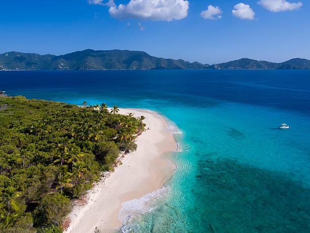 istock aerial view of Sandy Cay, British Virgin Islands 508551614