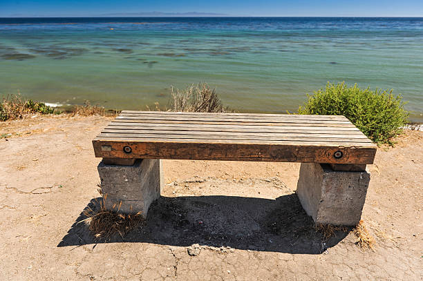 istock Wooden Bench on cliff by the ocean 508551773