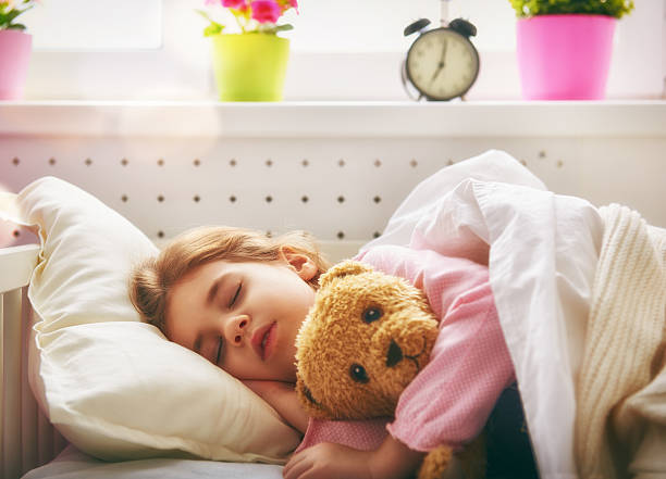 istock girl sleeping in the bed 508554678