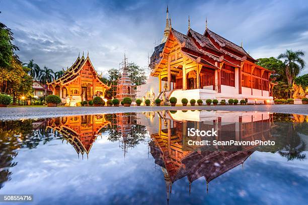 Temple In Chiang Mai Stock Photo - Download Image Now - Chiang Mai Province, Thailand, Temple - Building