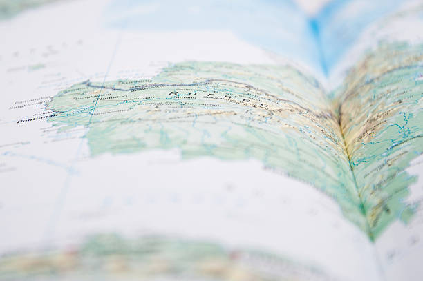 istock Borneo, Close-Up of Map. 508555246