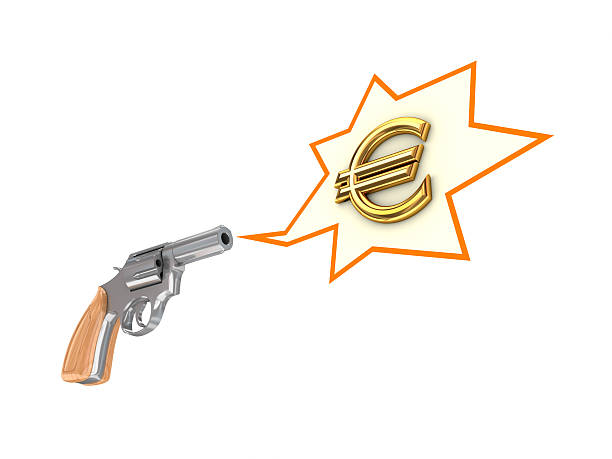 istock Revolver and euro sign. 508579231
