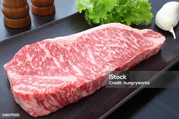 Kobe Beef Stock Photo - Download Image Now - Wagyu Beef, Steak, Beef