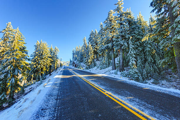 istock Snowy winter road 508579446