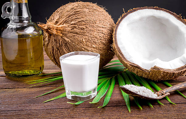 istock Coconut milk and coconut oil 508579516