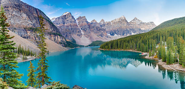 istock Sunrise at Moraine lake 508579742
