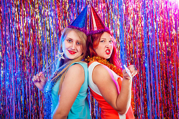 istock Young nice girls have fun 508579744