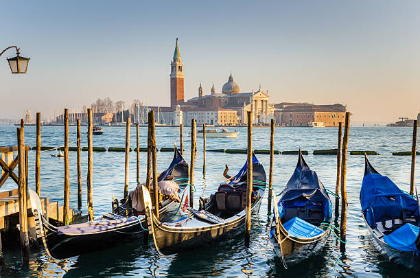 istock Gondoals in Venice at Sunset 508580042