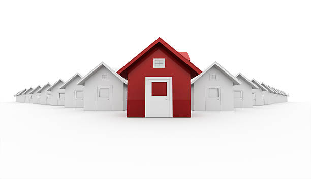 istock Red house leader icon concept isolated on white 508580659