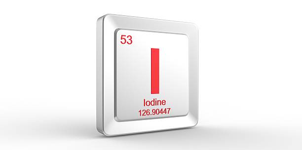 istock I symbol 53 material for Iodine chemical element 508580803