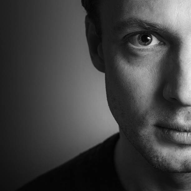 istock Young Caucasian man, close-up studio portrait 508583158
