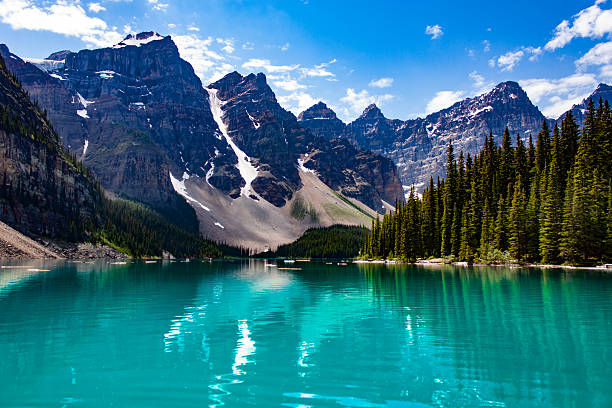 istock Reflection of Mountains in Green Lake 508584176