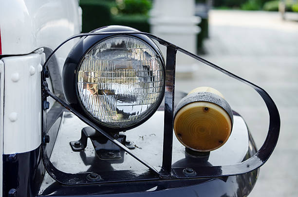 istock headlight of vintage car 508584194