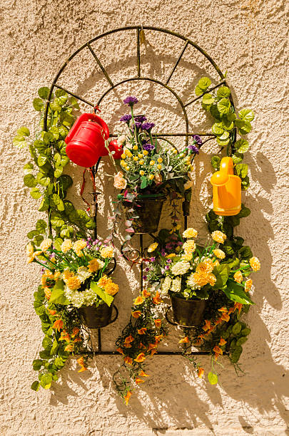 istock flowerpot hung on the wall 508584824