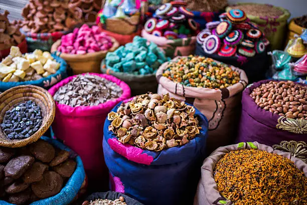 Incense for sale in the souks of Marrakesh