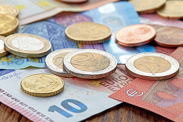 istock Money Euro banknotes and coins 508591144