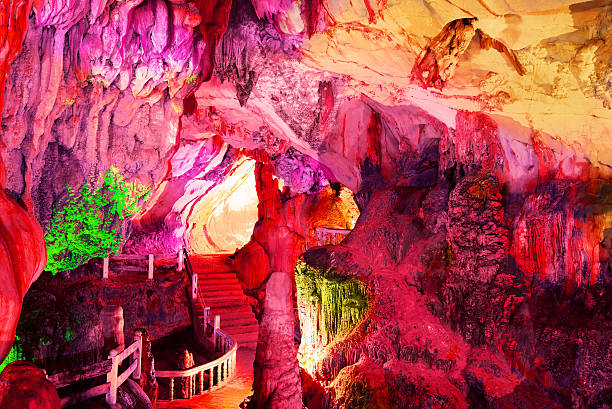 istock Limestone caves, Laos, Vang Vieng - Stock Image 508591248