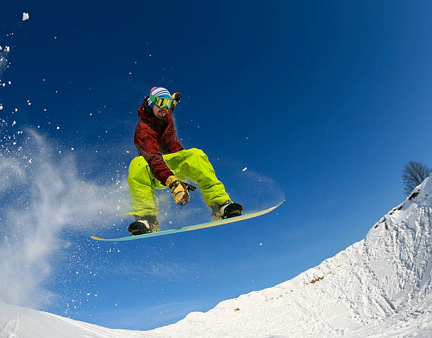 istock Snowboarder in the sky 508591958