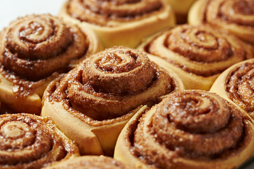 pastries with cinnamon