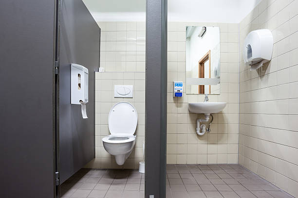 istock public toilet and sink 508592652