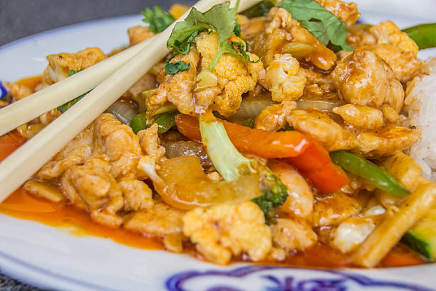 istock Thai dish with chicken, lemongrass and coconut milk 508608191