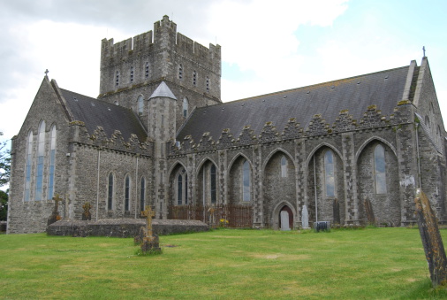 Ancient cathedral in Kildare, Ireland
