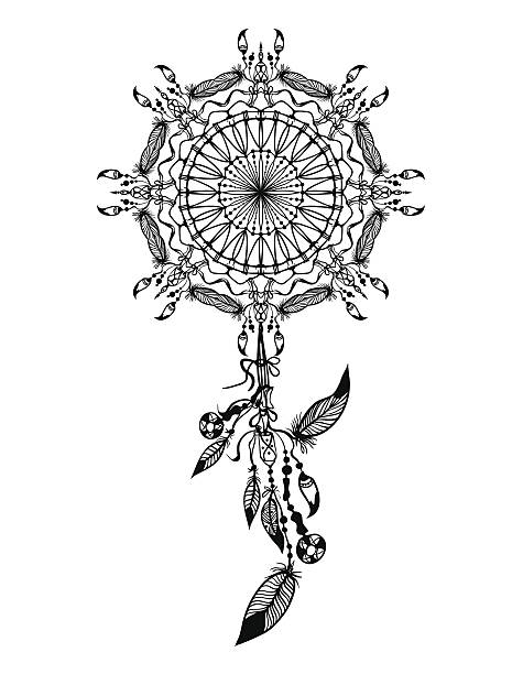 istock dream catcher silhouette native american traditional symbol 508609759