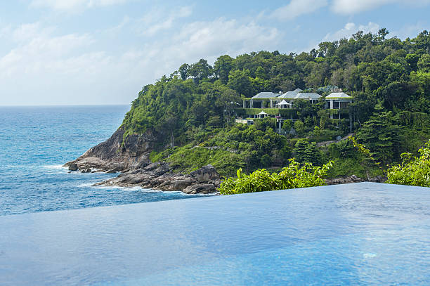 istock Mountain resort by the sea 508610955