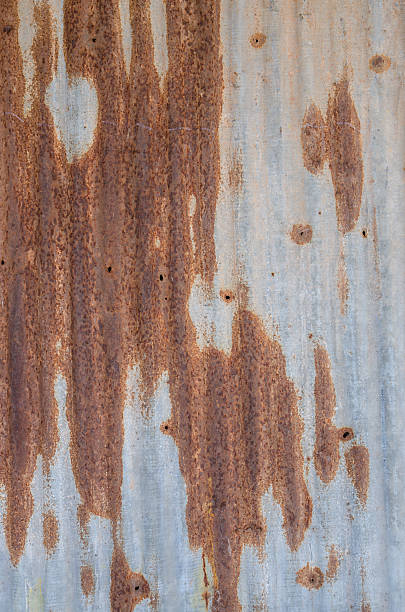 istock dirty and rusty brown color zinc plate wall 508611487