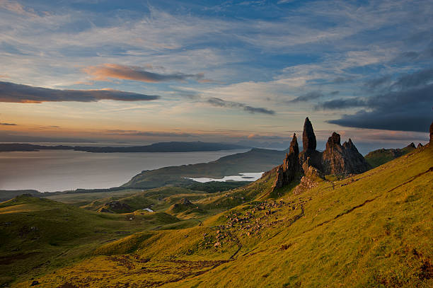 istock Old Man of storr at first light 508618518