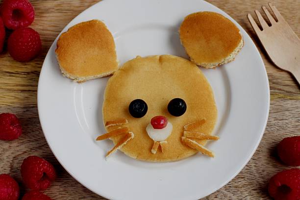 istock Cute little mouse pancake kids breakfast 508619846