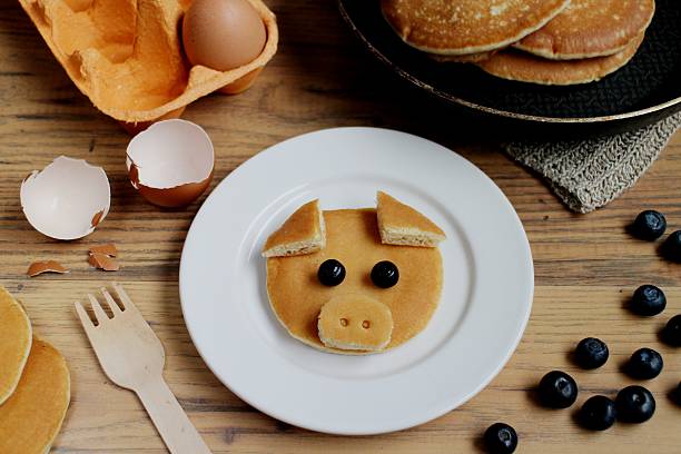 istock Piggy pancake kids breakfast ideas 508620860
