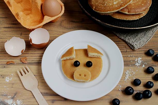 istock Piggy pancake kids breakfast ideas 508620928