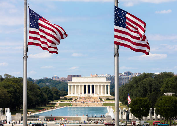 istock Lincoln memorial from the Washington monument 508623742