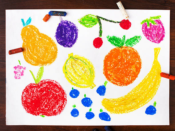 istock Color drawing: miscellaneous types of fruits 508623836