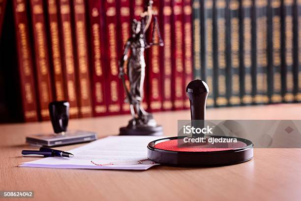 Notarys Public Working Tools Stock Photo - Download Image Now - Notary, Shorthand, Bill - Legislation