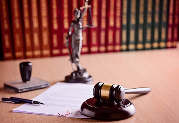 istock The composition of the gavel and judgement 508624140