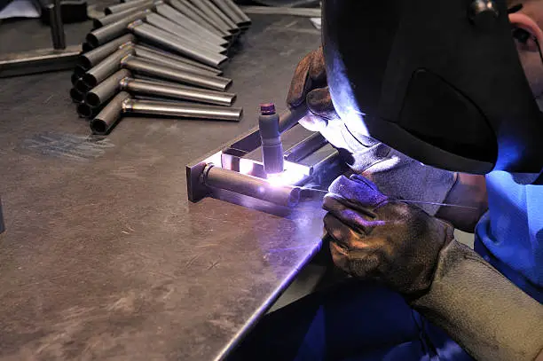 Photo of Welder at work