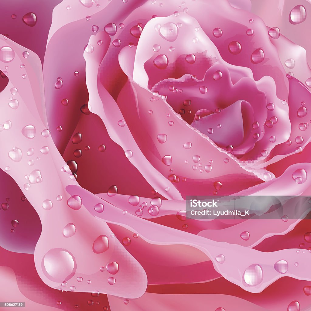 Vector Color Rosa Rose Vector Background For Your Design Stock Illustration - Download ...