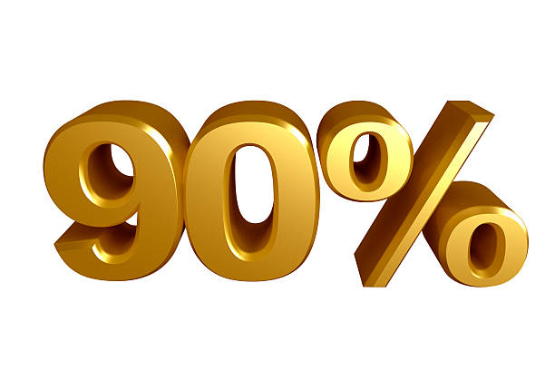 istock Ninty percent icon 508627267