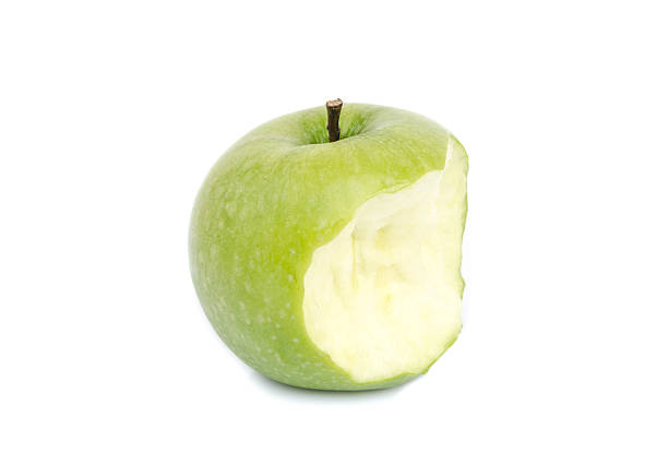 istock Green apple isolated on white background 508628368