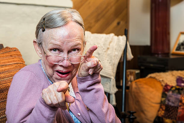 istock Old Woman in Living Room Dancing 508629548