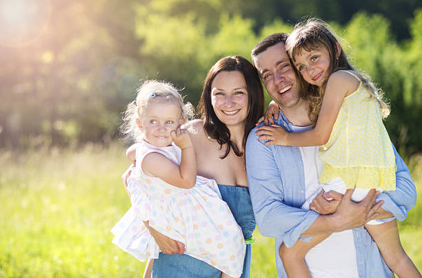 istock Happy family in nature 508631639