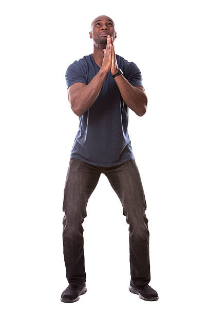 istock handsome black man scared and hoping 508631848